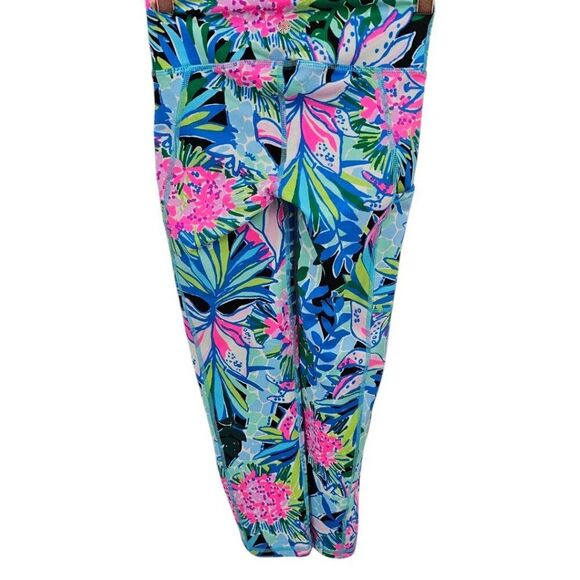 Lilly Pulitzer Womens XXS Luxletic  Weekender Crop Legging You Me and Giraffe - Picture 3 of 6